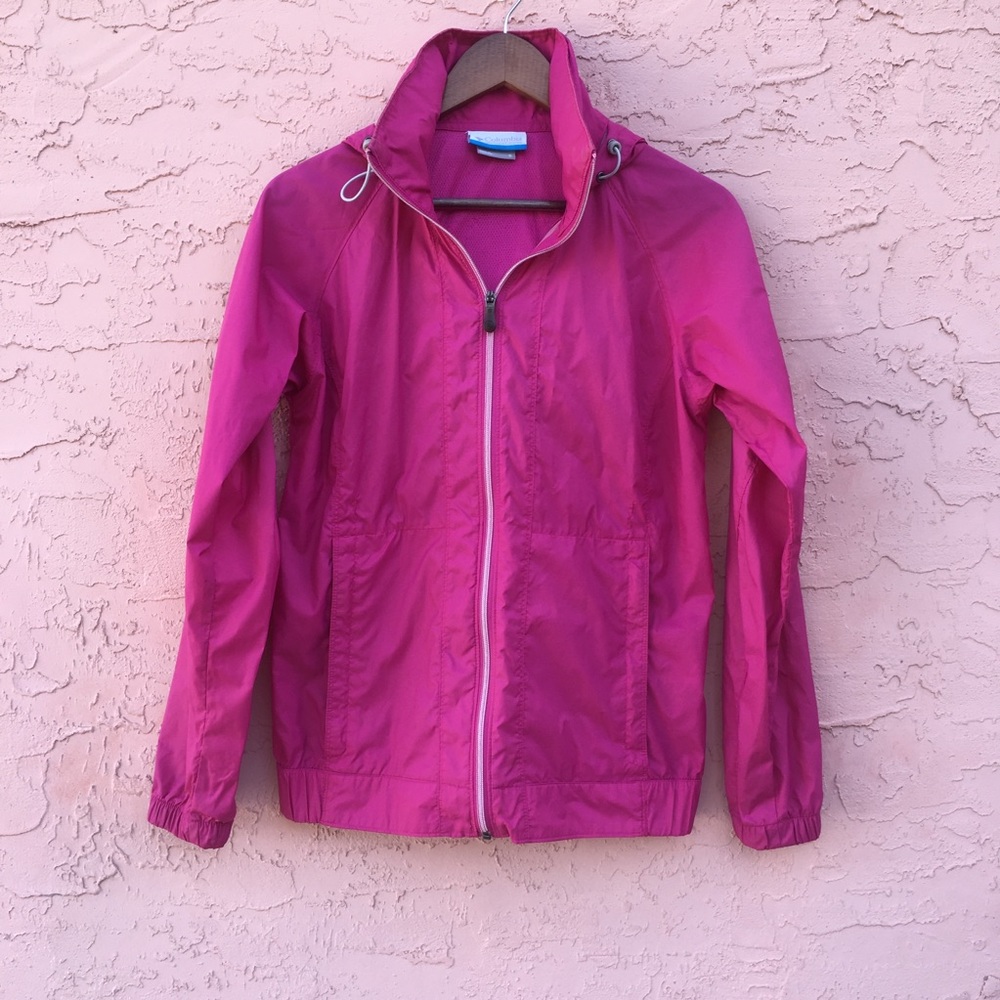 Columbia Omni-Shield Pink Rain Jacket